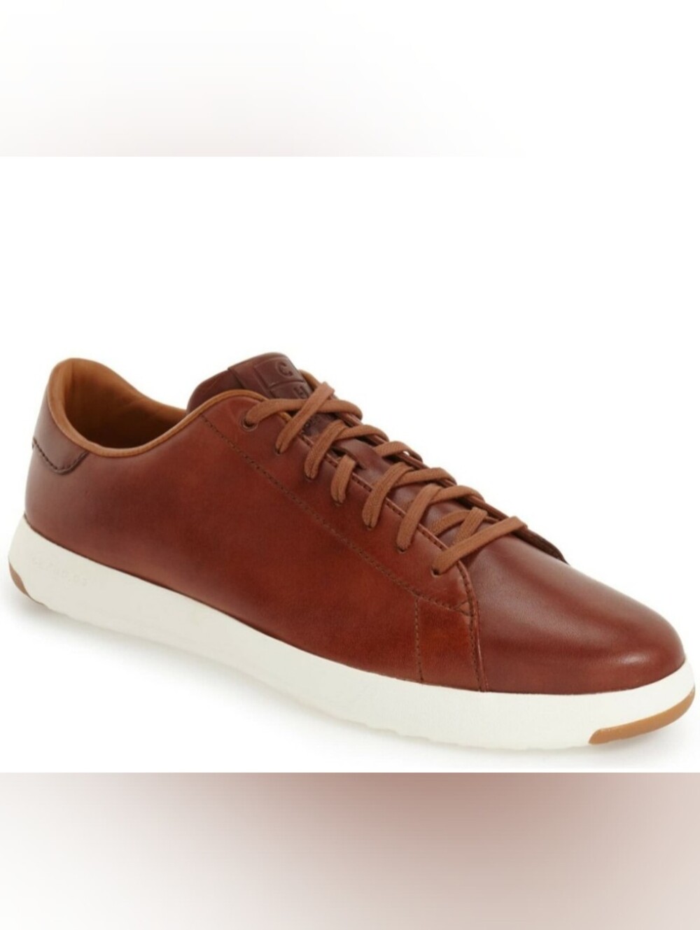 Cole Haan GranPro Brown Leather Low-Top Sneakers 9.5